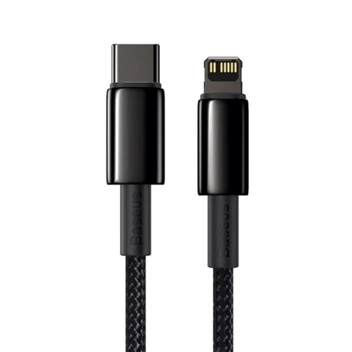Кабель Baseus Cable USB-C to Lightning Tungsten PD 20W 1m Black (CATLWJ-01): Тип USB-C - Lightning