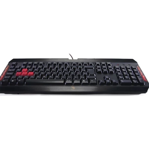 Клавиатура A4 Tech Bloody Q100 USB Black: Количество дополнительных клавиш 7