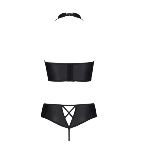 Комплект из эко-кожи Nancy Bikini black 6XL/7XL - Passion