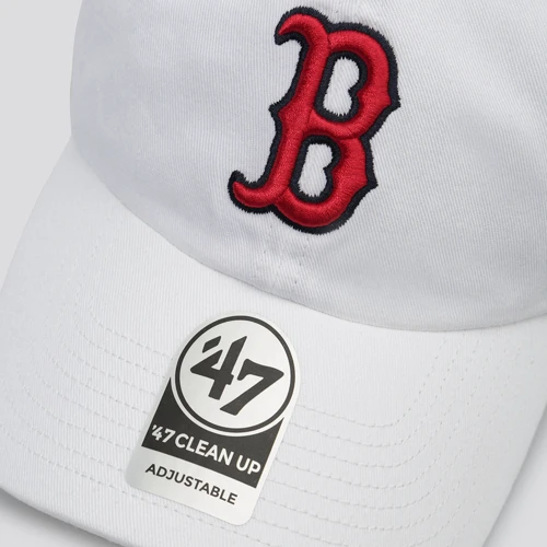 Бейсболка 47 Brand Clean Up Red Sox белая (B-RGW02GWS-WH) фото 3