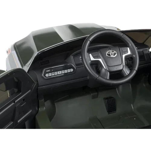 Детский электромобиль Bambi Racer Джип Toyota Land Cruiser, хаки (JJ2022EBLR-10): Материал колес EVA