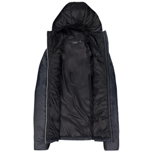 Куртка CMP Woman Jacket Fix Hood 31Z2456-U423 46 (38) темно-серая демисезон с капюшоном: Вид Куртки