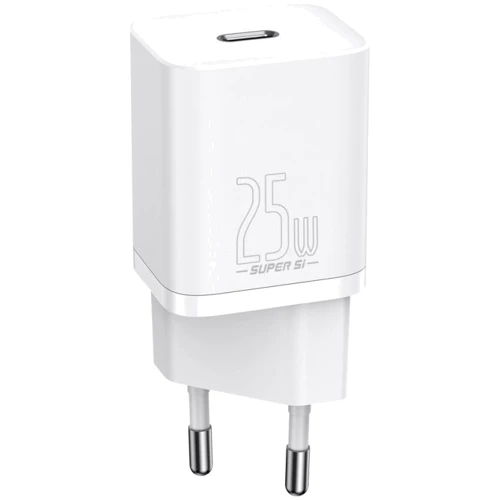 Зарядное устройство Baseus USB-C Wall Charger Super Si 25W White (CCSP020102)