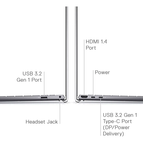 Ноутбук Dell Inspiron 13 5310 (i5310-7923SLV-PUS): Процессор Intel Core i7-11370H (3.3 - 4.8 ГГц) / 4 - ядерный