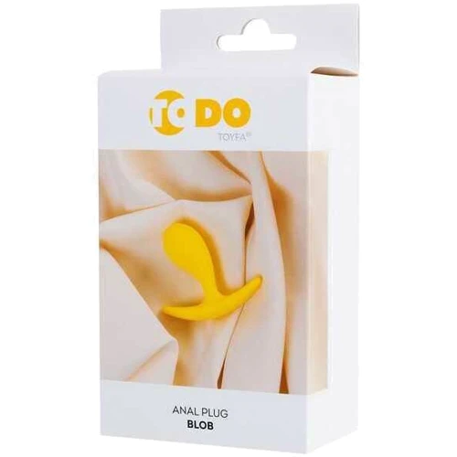 Анальная пробка ToDo Anal Plug Blob (желтая)