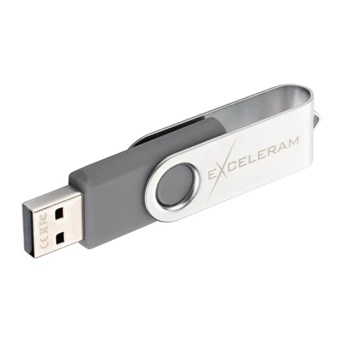 USB-флешка eXceleram 32GB P1 Series USB 2.0 Silver/Grey (EXP1U2SIG32) фото 4