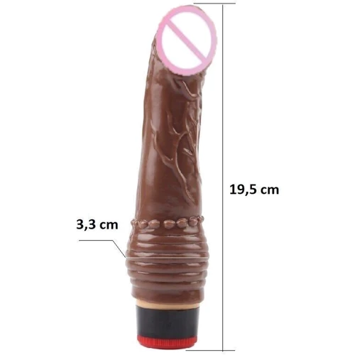 Вибратор CHISA 7.6” Vibe Cock - Brown, 291635