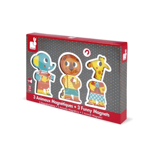 Игровые фигурки Janod магнитные животные в зоопарке (J08030)