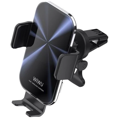 Зарядное устройство WIWU Car Holder Wireless Charger 15W Black (CH307): Тип автомобильное, беспроводное