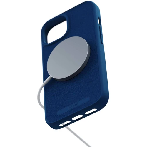 Чехол для iPhone Njord Suede MagSafe Case Navy Blue (NA54SU01) for iPhone 15 Pro Max: Тип чехла накладка на заднюю часть
