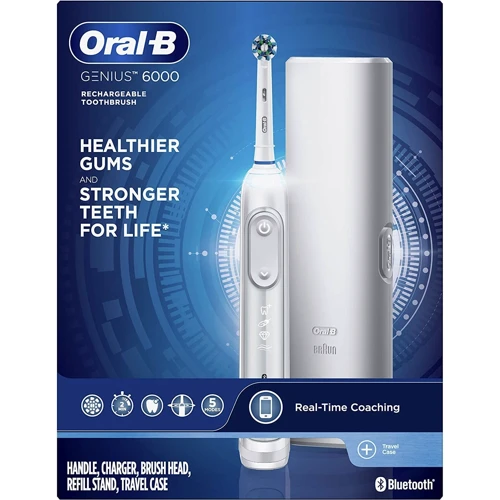 Зубная щетка Braun Oral-B Genius 6000 White фото 7