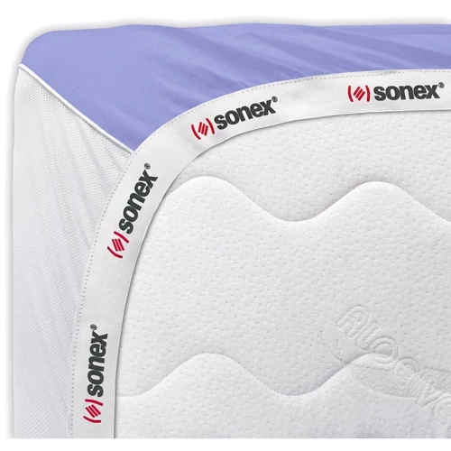 Простынь на резинке Sonex Aero Gentle Lavender сатин 180х200х25 см (SO102313): Размер простыни, см 180x200