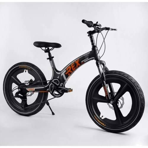 Велосипед Corso T-Rex TR-77006 (чорно-жовтогарячий): Діаметр коліс, дюймів 20