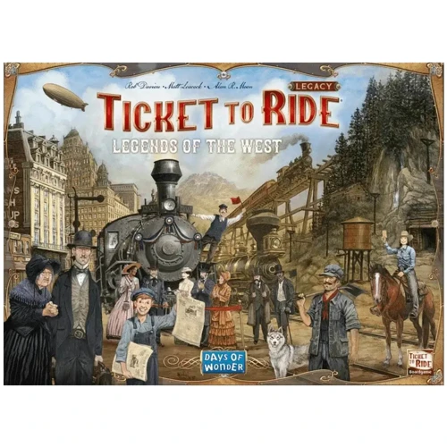 Настільна гра Lord of Boards Ticket to Ride: Legends of the West Квиток на поїзд: Легенди Запода, Англ.: Виробник Lord of Boards