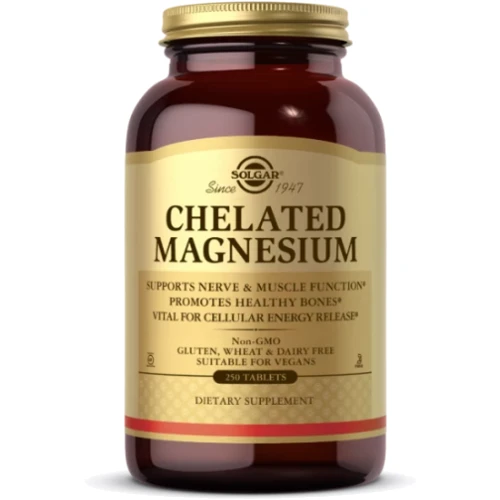 Solgar Chelated Magnesium Солгар Магний хелат 250 таблеток