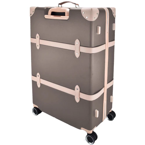 Валіза Semi Line 28" (L) Brown/Pink Cream коричневий/рожевий (T5673-4): Тип ручки Телескопическая ручка, Короткая ручка