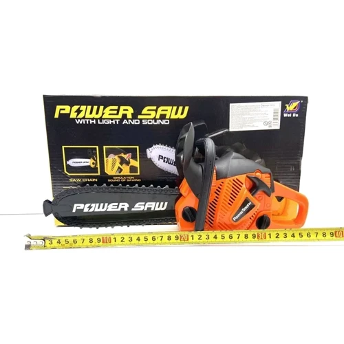 Бензопила Wei Da Power Saw со звуком и вращающейся лентой (192C1) фото 4