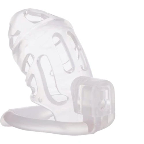 Клетка для пениса LOCKINK Sevanda Plastic Penis Chastity Cage - Transparent