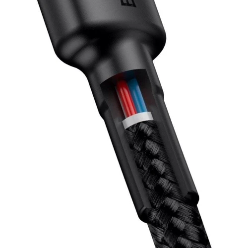 Кабель Baseus Cable USB-C to USB-C Cafule PD 2.0 60W 2m Red/Black (CATKLF-H91) фото 4