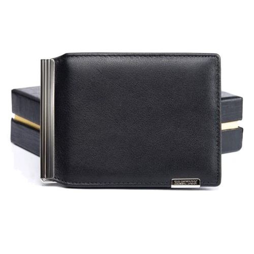 Мужской зажим для денег Bretton черный (M3242 black)