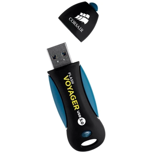 USB-флешка Corsair 256GB Voyager USB 3.0 Black/Blue (CMFVY3A-256GB): Объем памяти 256 GB