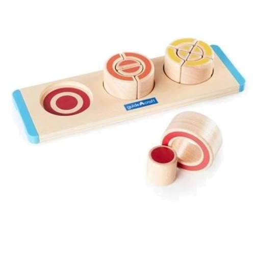 Навчальний набір Guidecraft Manipulatives Кола і сегменти (G6746)