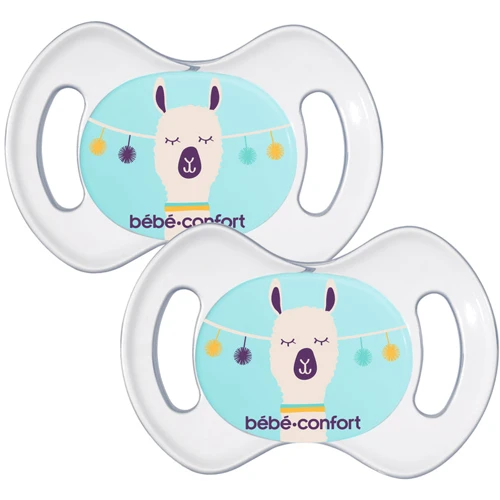 Пустушка Bebe Confort Newborn Physio силіконова, 2 шт (3104201750): Форма соски анатомическая