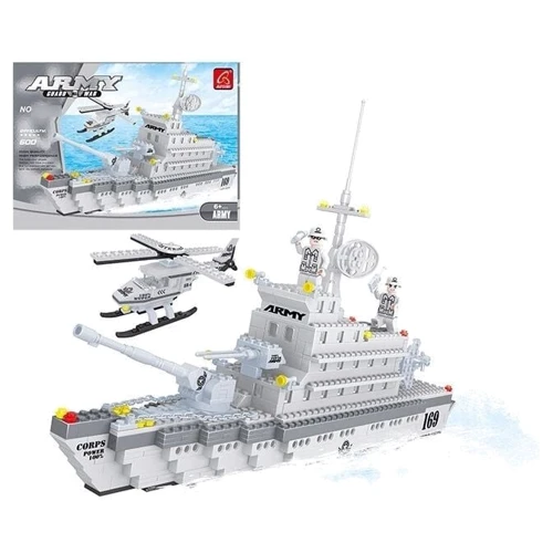 Конструктор Ausini Морской флот 606 деталей (22802)