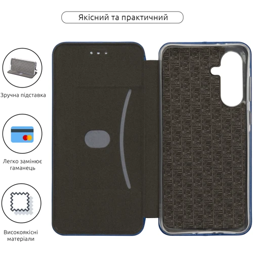 Чехол для телефонов ArmorStandart G-Case Blue for Samsung A366 Galaxy A36 5G (ARM82174): Тип чехол-книжка