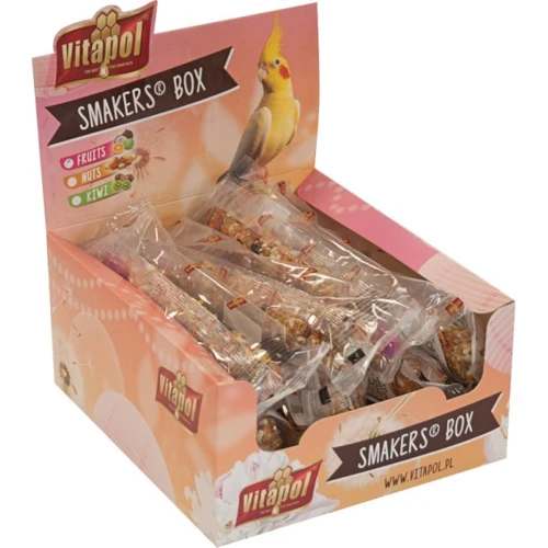 Набор лакомств Vitapol Smakers Box для нимф с орехами 12 шт (5904479132345)
