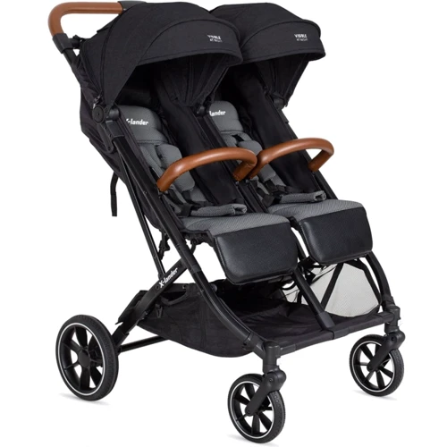 Прогулочная коляска для двойни X-Lander X-Double Black (5907651631902)