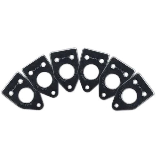Колок Пластины для колков Graph Tech PRT-952-216-B0 Premium Plates For 90 Degree Screw Hole Black