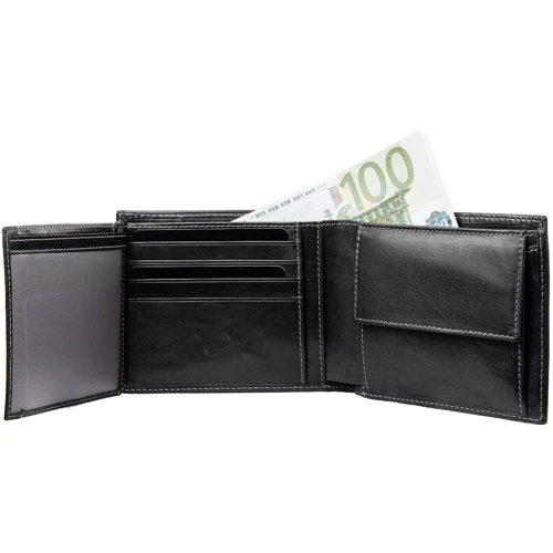 Мужское портмоне Redbrick черное (FULRBW0020-BLK): Формат кошелька Вертикальный