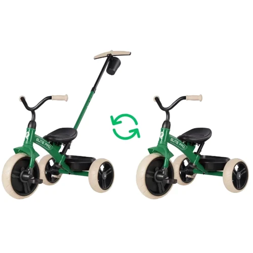 Велосипед триколісний дитячий Qplay Elite Pro Green (T180-BEliteProGreen): Тип 3х колесный велосипед