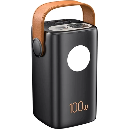 Зовнішній акумулятор Wesdar Power Bank 60000mAh 100W Black (S1108): Ємність батареї, мАг 60000