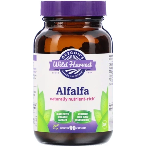 Oregon's Wild Harvest Alfalfa Люцерна 1200 мг 90 капсул
