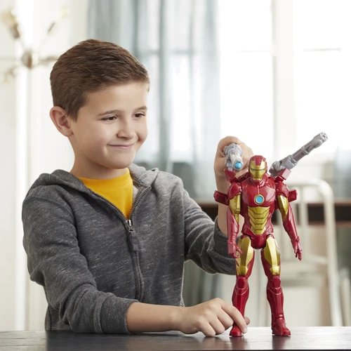 Набор игровой Hasbro Мстители Титан 30 см Железный человек с аксессуарами (E7380) фото 4