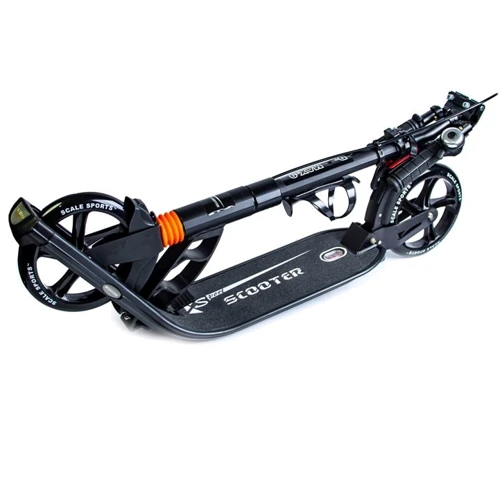 Двухколесный самокат Scale Sports. D-Max-9. Black (складной): Максимальная допустимая нагрузка, кг 115 кг