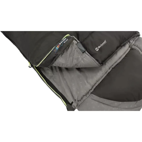 Спальный мешок Outwell Contour Reversible/+2°C Midnight Black Left (230365): Длина 220 см