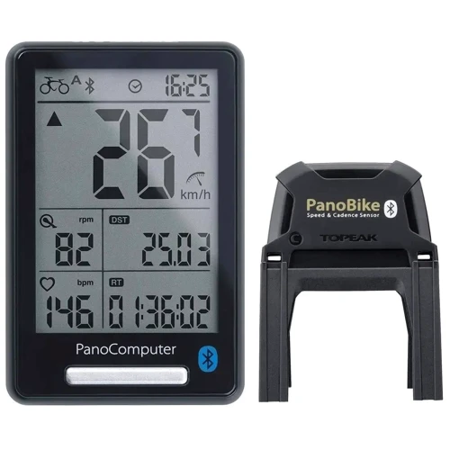 Велокомпьютер Topeak Panocomputer Smart 16 функц беспр с/датч скор./кад Bluetooth® Smart черн (TPB-CSC01B): Производитель Topeak