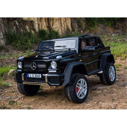 Електромобіль Kidsauto Двомісний Mercedes-Benz Maybach G650 AMG (4WD, MP4 відео-планшет) чорний лак (G650black): Матеріал корпусу пластик