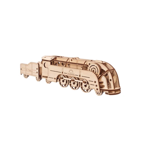 Механічний 3D пазл UGEARS Мінілокомотив (New Model) (70228): Кількість фрагментів, шт 172