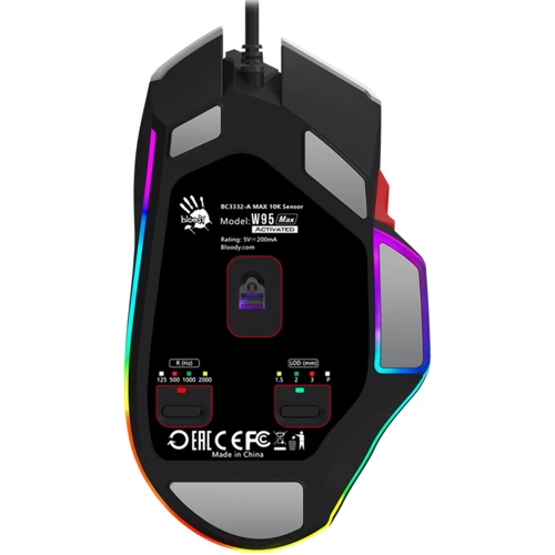 Мышь A4Tech Bloody R90 Plus Naraka: Тип сенсора оптический