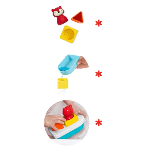 Игрушка для купания Skip Hop серия ZOO Лодка (9O277510) фото 13