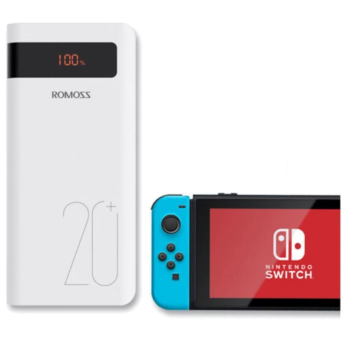Внешний аккумулятор Romoss Power Bank 20000mAh Sense6PS+ White (PSN20-112-1134): Встроенный кабель нет