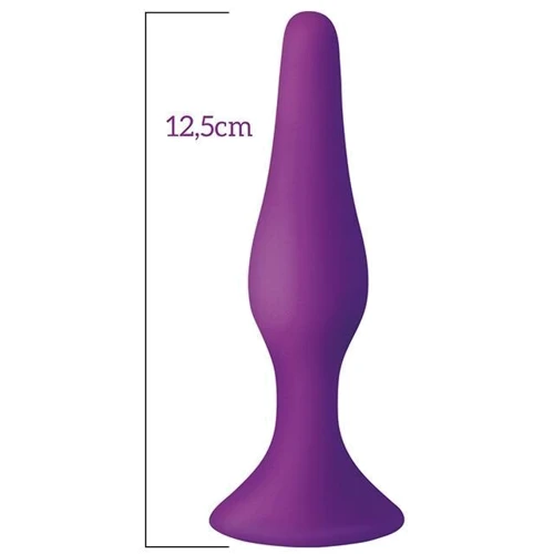 Анальная пробка на присоске MAI Attraction Toys №34 Purple