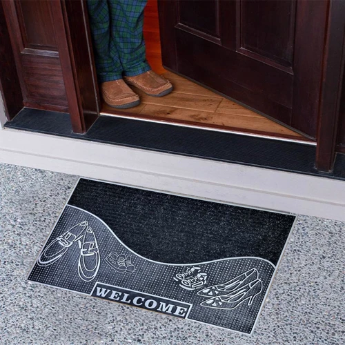 Коврик придверный IzziHome Eymen 45х70 см Family Silver (2760-03) (2760_03)