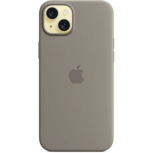 Чехол для iPhone Apple iPhone 15 Plus Silicone Case with MagSafe - Clay (MXQU3ZM/A): Материалы Силикон