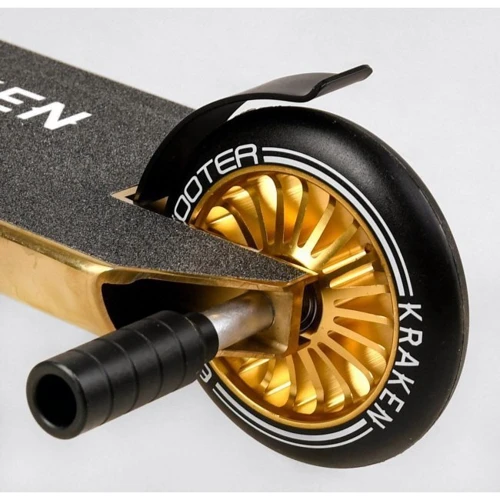 Самокат трюковый Best Scooter Kraken золотистый (KR-93091): Материал колес полиуретан