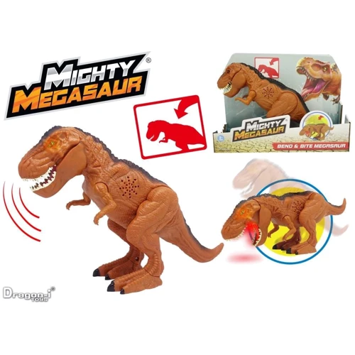 Игрушка Могучий Мегазавр T-Rex рычащий и кусающий 30 см (80086-2): Рекомендуемый возраст от 3 лет